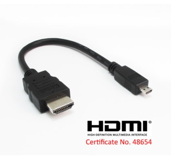 HDMI A to D (micro) cable